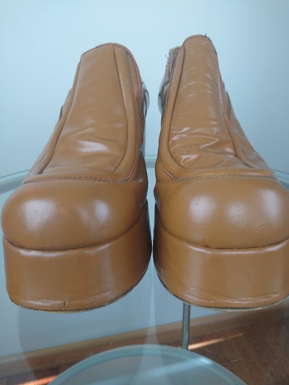 1970s Dapper Spanish Platform shoes - Size 11 - image 3