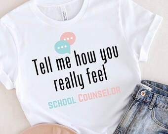 School Counselor T-shirt, Teacher Shirt, Teacher Gift, Teacher Inspiration Shirt, Cute T-Shirt, Teacher Life