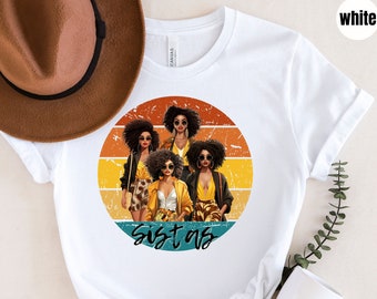 Black Woman Shirt, Black Girl Magic Shirt, Afro Woman Shirts, Gifts for Women, Black Woman Art Shirt, Women Empowerment Shirts