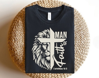 Christian Shirts for Men, Christian T Shirts, Christian TShirts Gift for Men, Christian Gifts, Bible Verse Shirt, Father's Day Gift