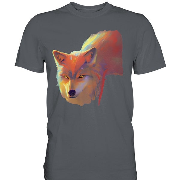 Geister Wolf - Premium T-Shirt Cotton