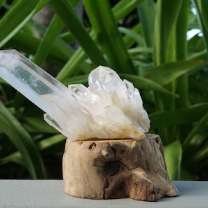 Natural Clear Quartz Cluster, Clear Quartz, Raw Clear Quartz Geode, Quartz Crystal, Clear Quartz Tower, Quartz Cluster, Healing Crystal