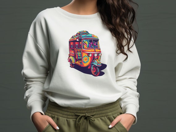 South Asian Unisex Rickshaw Sweatshirt - Indian/Pakistani Clothing