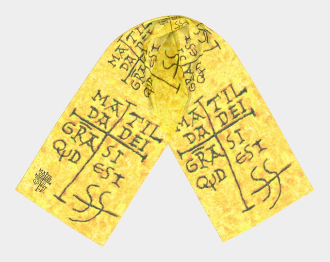 Matilda Signature Scarf in Mottled Gold