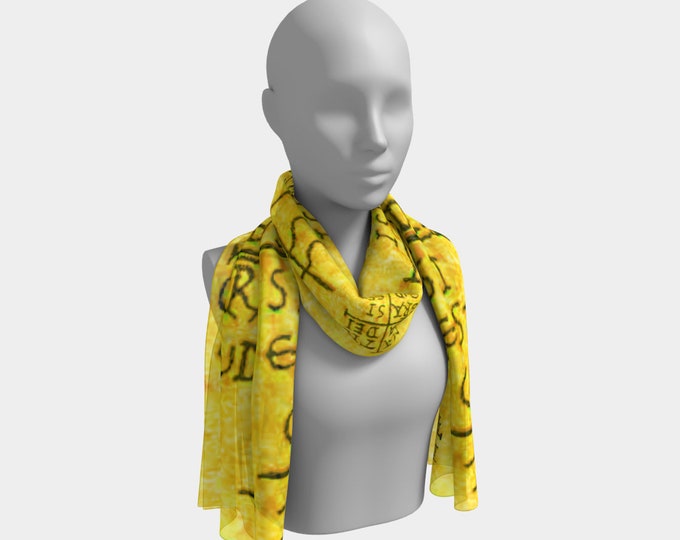 Matilda Signature Scarf in Mottled Gold