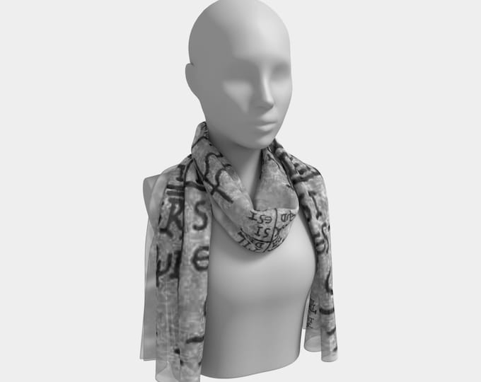 Matilda Signature Scarf in Dove Grey