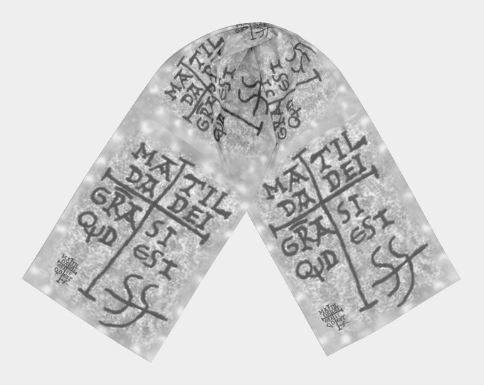 Matilda Signature Scarf in Dove Grey