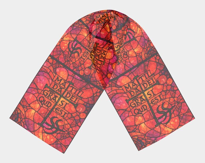 Matilda of Tuscany Signature Stained Glass Scarf