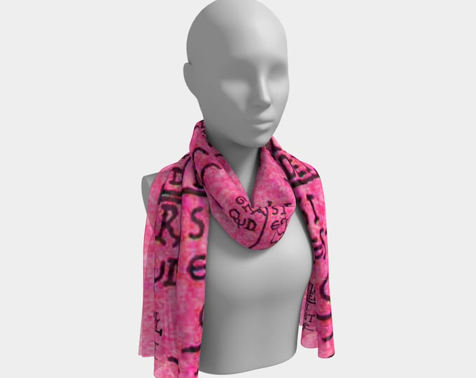 Matilda Signature Scarf in Mottled Pink