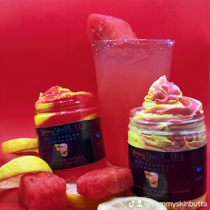 Watermelon Lemonade Whipped Body , Sugar Scrub & , Skin Care, Gift Set, Gift For Her, Self Care, Body Butter, Skincare, Moisturizer