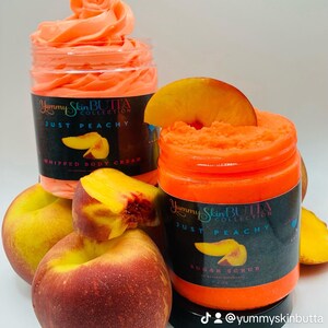 Just Peachy Body Cream & Oil Set, Skin Care, Gift Set, Gift For Her, Self Care, Body Butter, Skincare, Moisturizer, spa kit
