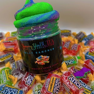 Jolly Rancher Whipped Scrub, Sugar Scrub, Body Scrub, Exfoliating Scrub, Foaming Scrub, Gift idea, Skin Care, Bath And Body, Body Polish