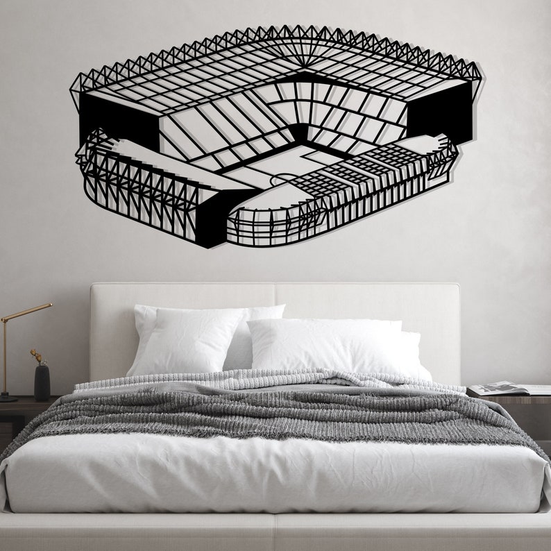 Newcastle Football Stadium Laser Cut File Football Wall Art Etsy