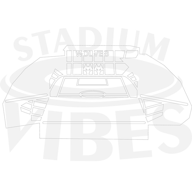 Wolverhampton Stadium Laser Cut File, Stadium Wall Decor, Wolverhampton