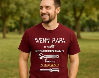 Papa-Shirt »Sein Lieblingsspruch« – Originalfoto aus dem Etsy-Listing