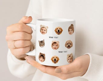 Fototasse »Viele Gesichter« – Originalfoto aus dem Etsy-Listing