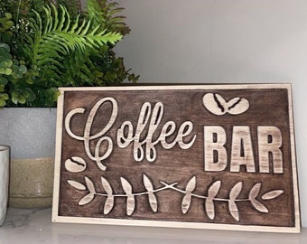 Coffee Bar Schild