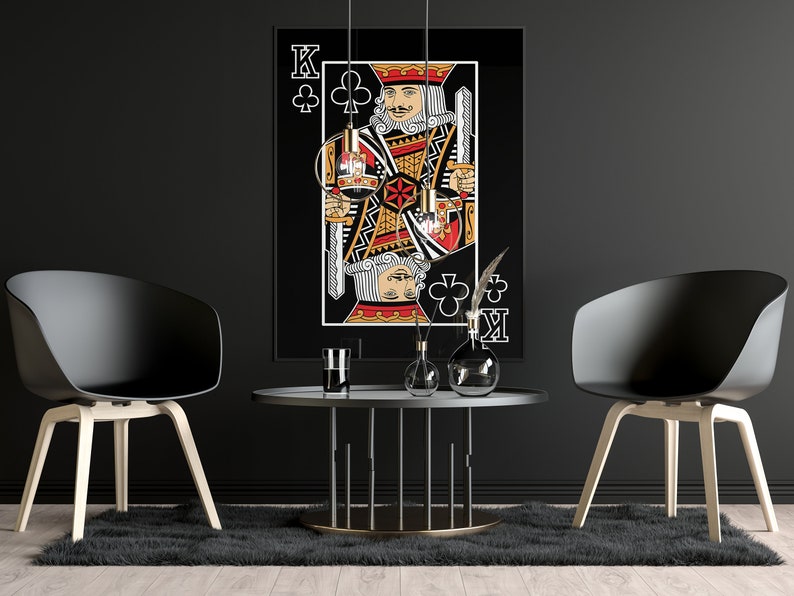 Man Cave Wall Poster | Men's Room Decor | Game Room Wall Art | Las ...