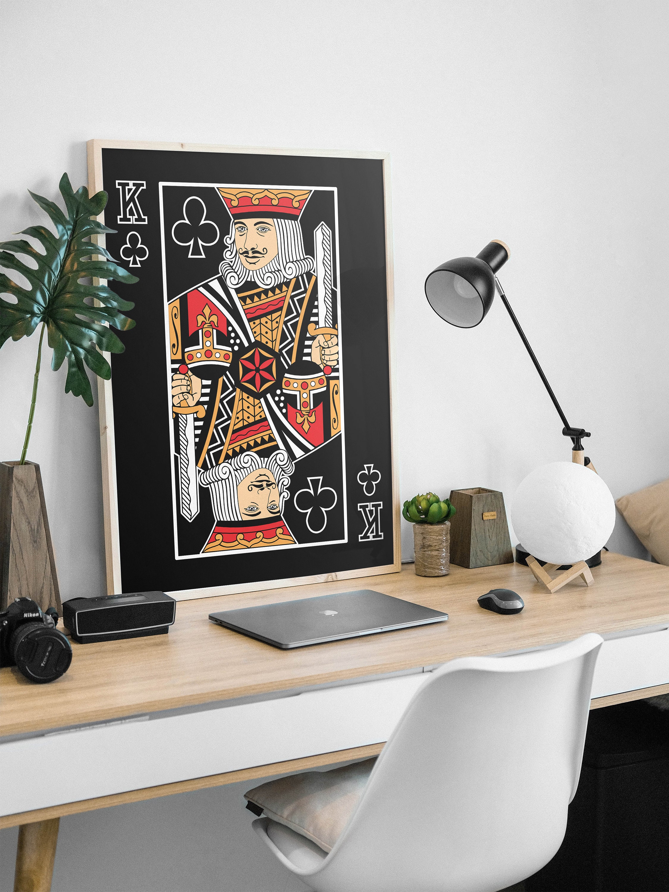 Man Cave Wall Poster | Men's Room Decor | Game Room Wall Art | Las ...