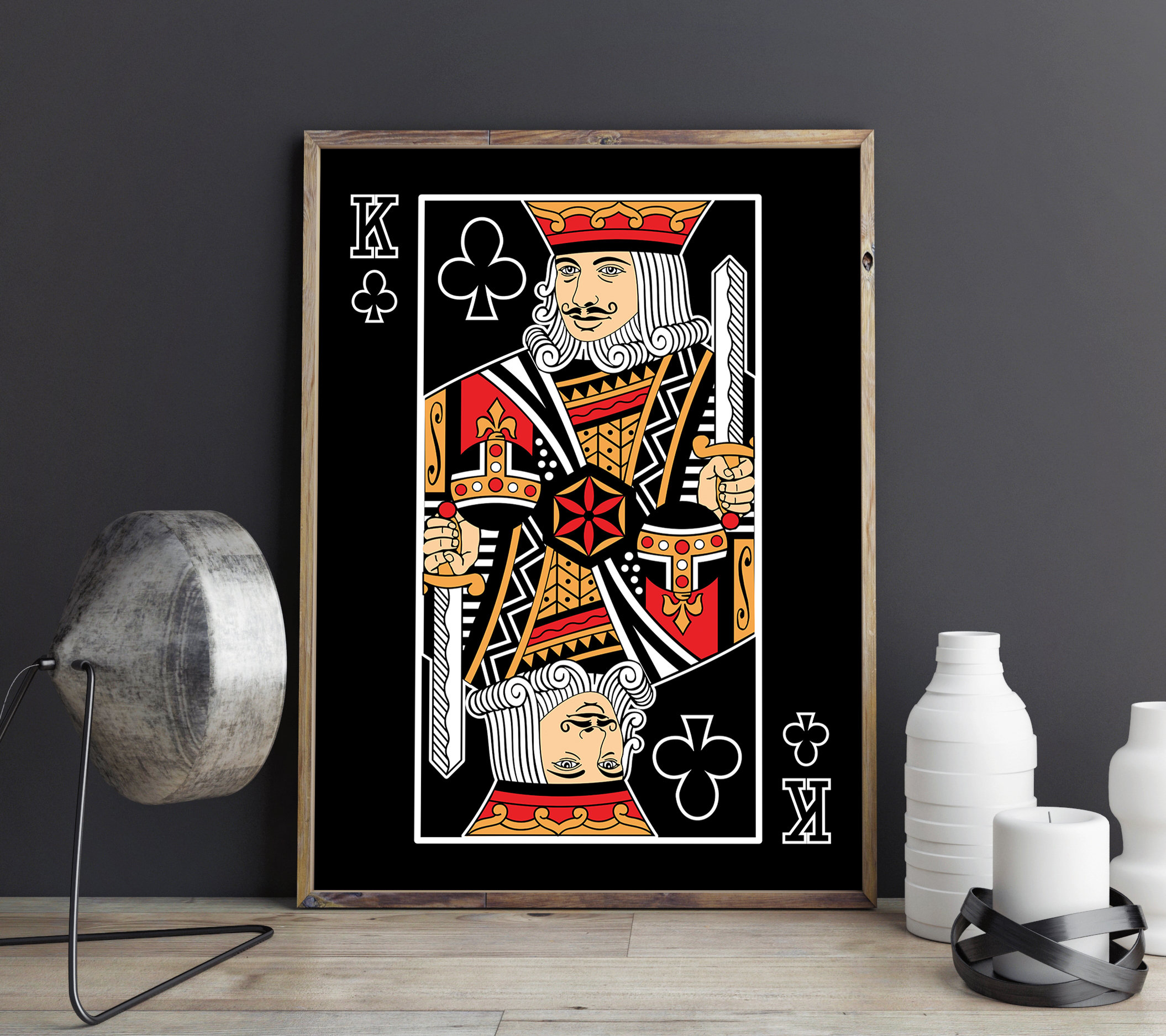 Man Cave Wall Poster | Men's Room Decor | Game Room Wall Art | Las ...