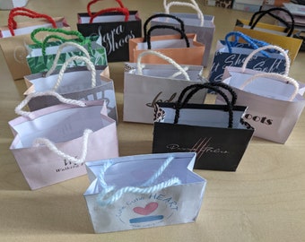 Doll Shopping Bags, instant pdf DOWNLOAD