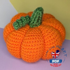Amigurumi Pumpkin Crochet Pattern - Instant PDF Download - Cute Pumpkin Pattern - DIY Crochet Project
