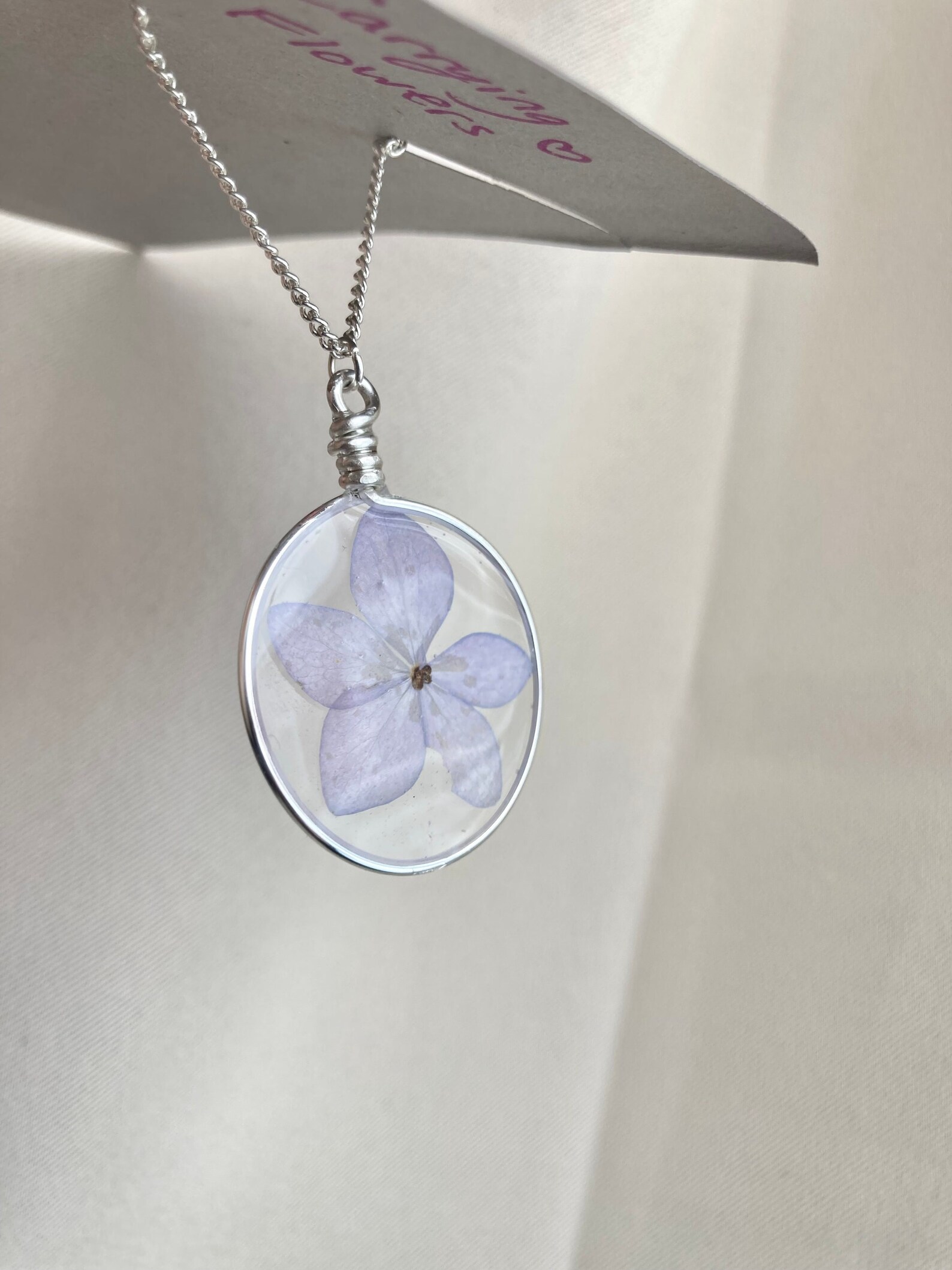 Purple - Quirklets Handpainted Clay Pendant Necklace 20