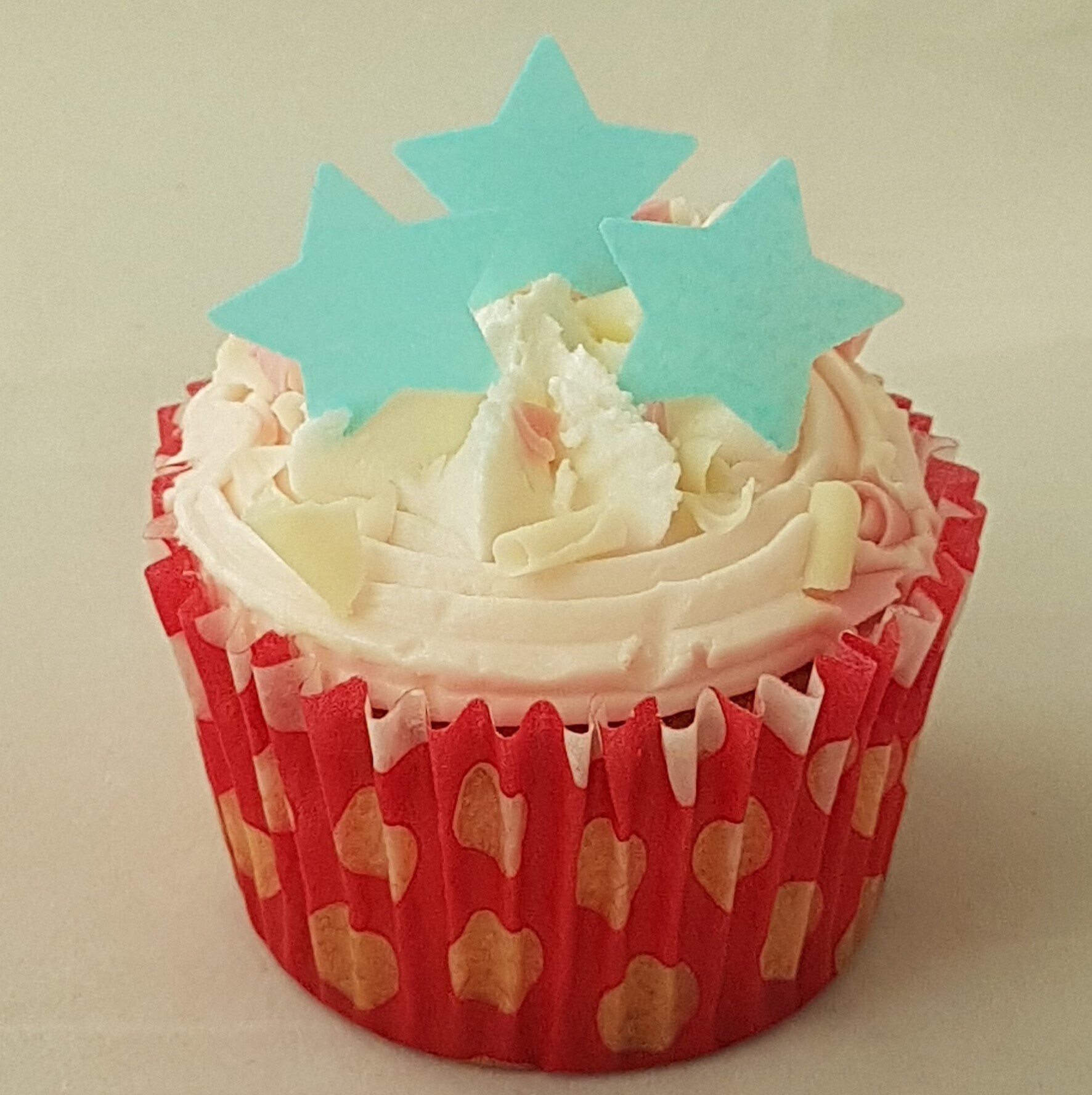 36 X Edible Stars Wafer Rice Paper Cup Cake Decoration Toppers Various ...