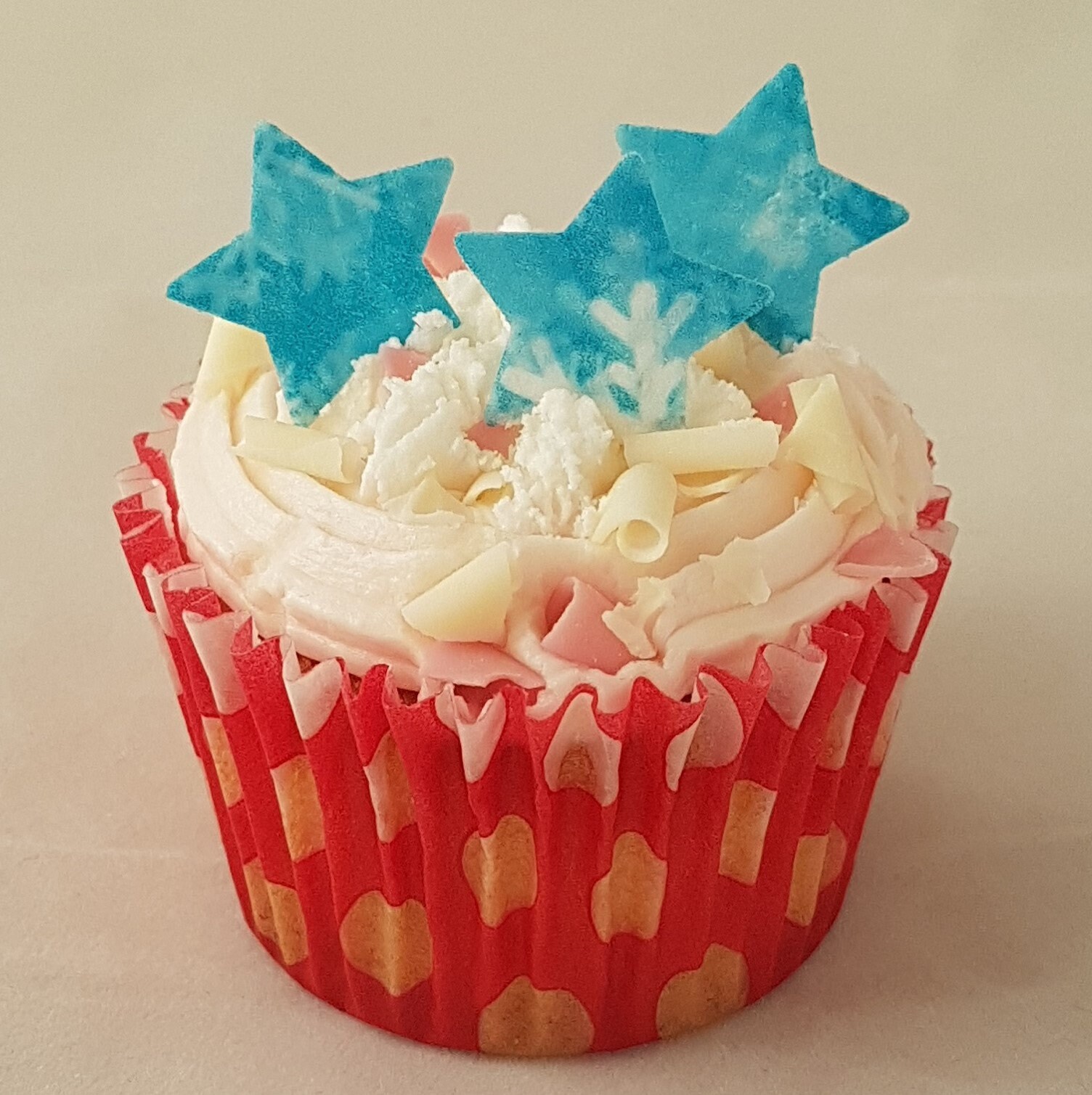 36 X Edible Stars Wafer Rice Paper Cup Cake Decoration Toppers Various ...