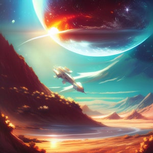 SCI-FI Anime Sticker | Moikas