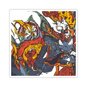 Abstract Stickers | Die Cut Stickers | Moikas