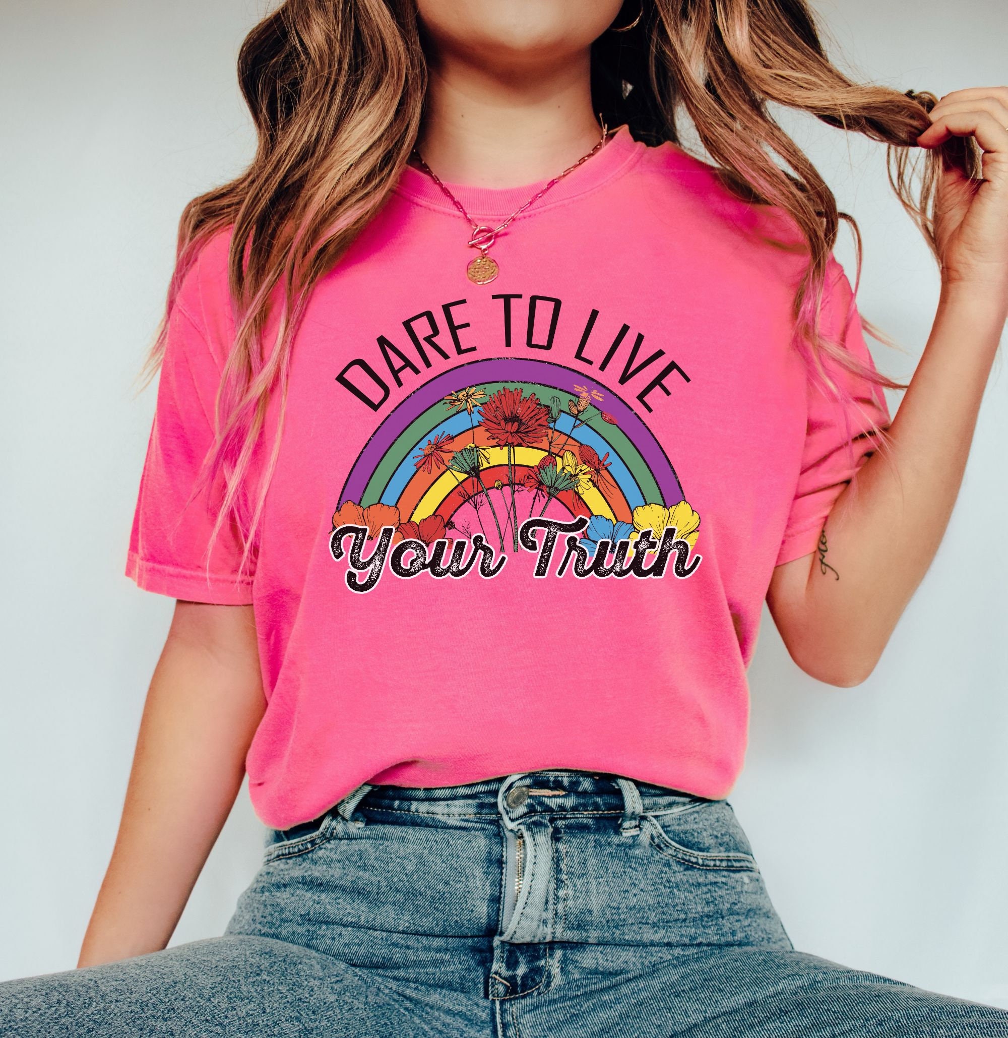 Dare to Live T Shirt Etsy