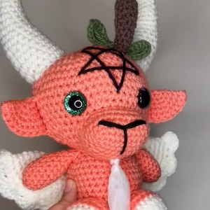 Complete Crochet Guide to Craft Your Own Baphomet: Detailed Pattern with Step-by-Step Instructions - Amigurumi, Decor, Crafting -Digital pdf