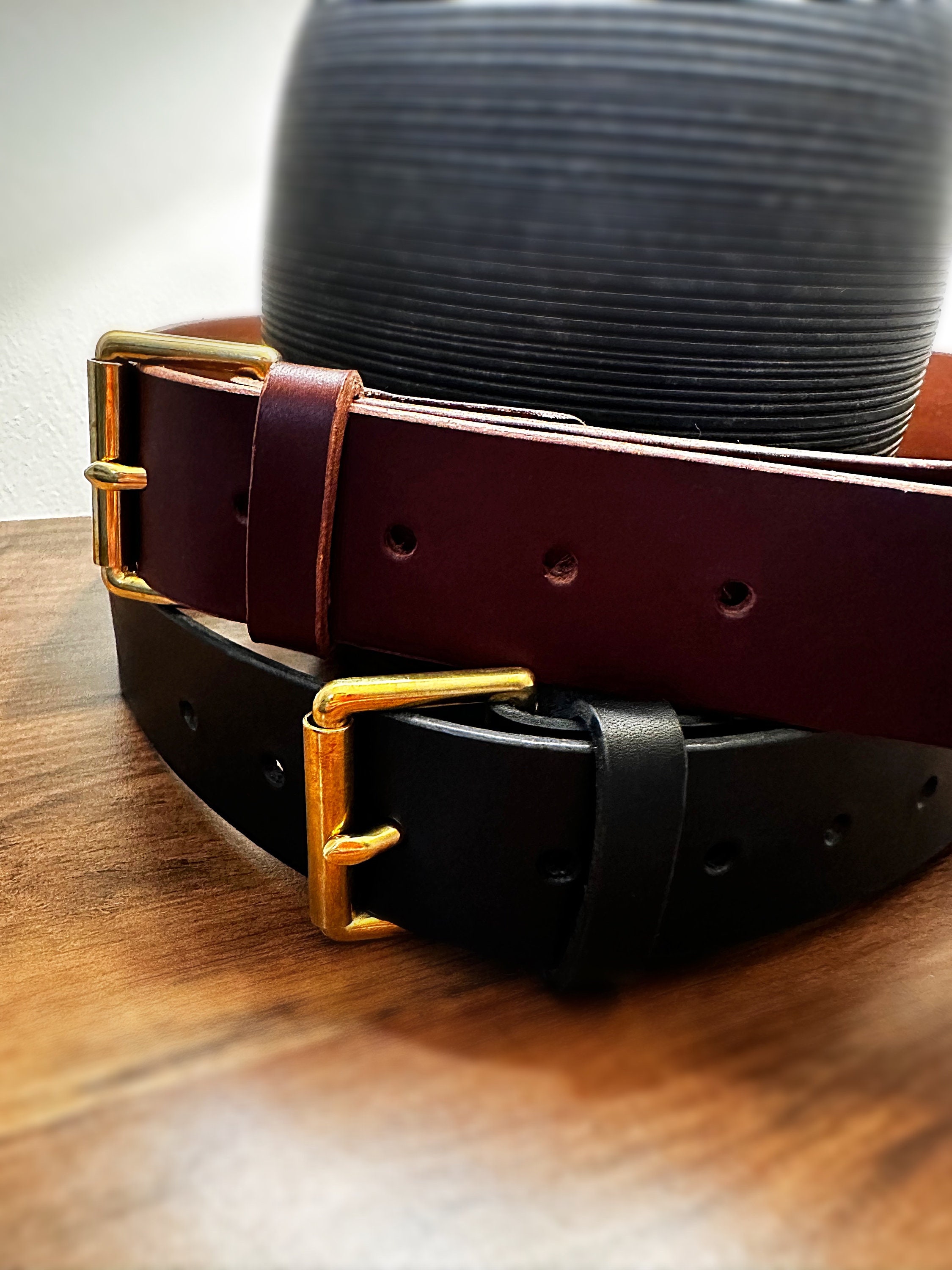 Handmade Leather Belts Etsy UK