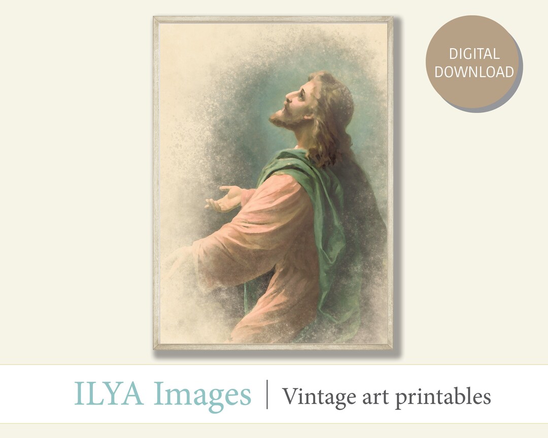 Jesus Painting Printable