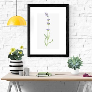Wildflower Wall Art, Blue Flowers, Watercolor Wall Art, Digital Prints, Trending Design, Minimalistic and Modern Home Decor