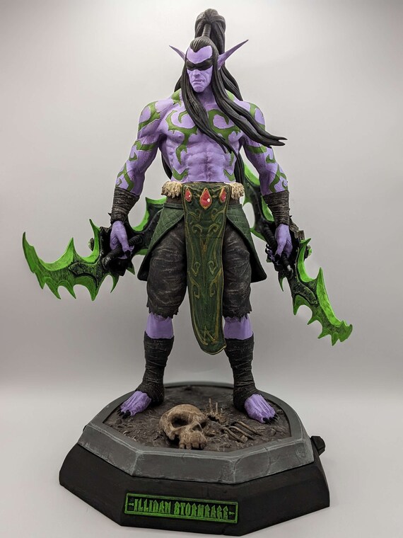 Illidan Stormrage World of Warcraft Figure - Etsy