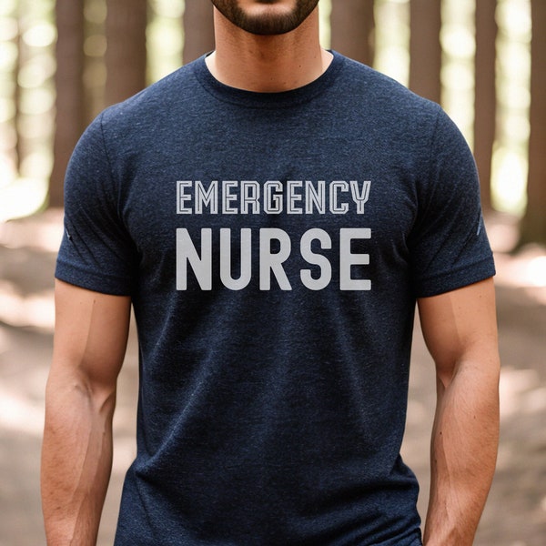 Nurse Shirt, Male Nurse, Nurse Apparel, Male Nurse Gift, Registered Nurse, ER Nurse Shirt, nurse appreciation,RN Gift,Emergency Nurse,UNISEX