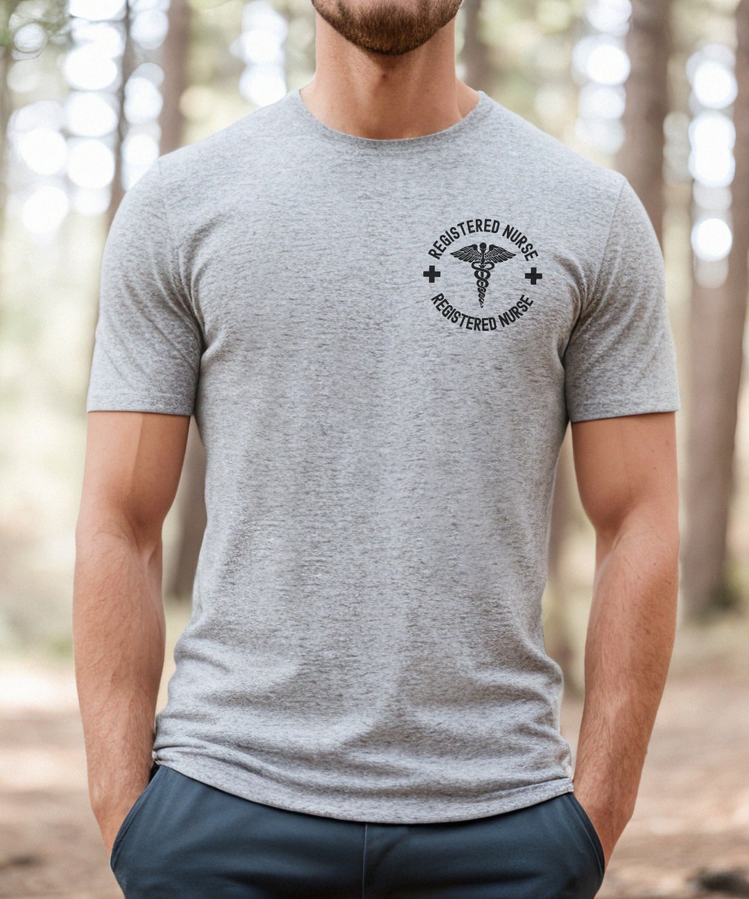 Registered Nurse Shirt, Male Nurse Gift, RN Male Nurse Shirt, Nurse ...