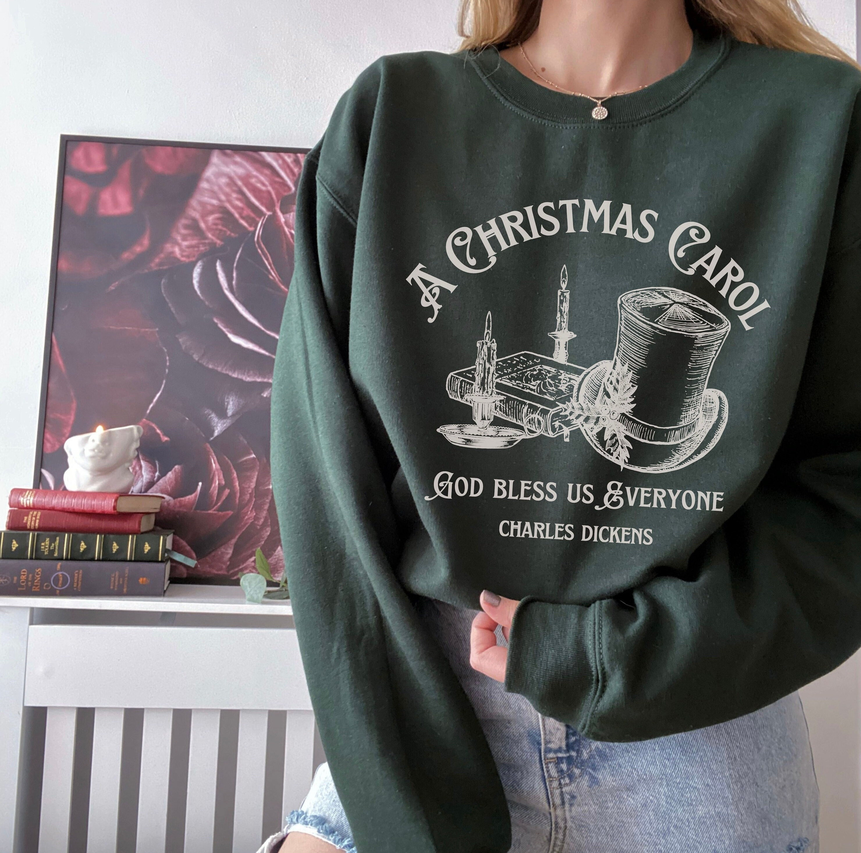 Charles Dickens Sweater - Etsy