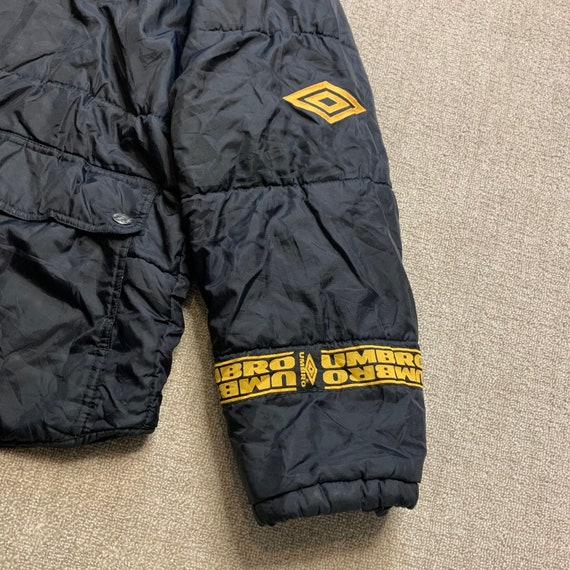 Umbro Puffer Jacket Coat Hooded Vintage Retro Poly Filled Y2K L - Etsy