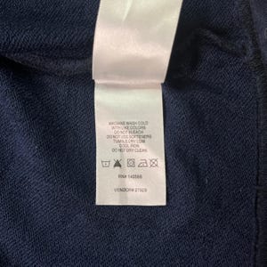 Fila Track Jacket Thermal Tracksuit Top Full Zip Vintage Collared Blue L image 6