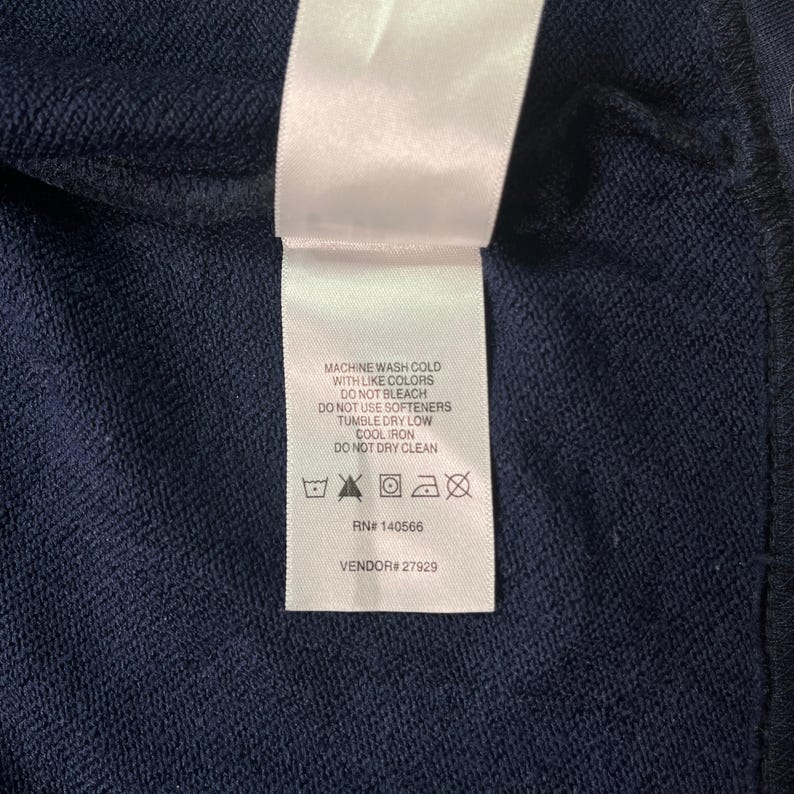 Fila Track Jacket Thermal Tracksuit Top Full Zip Vintage Collared Blue L image 6