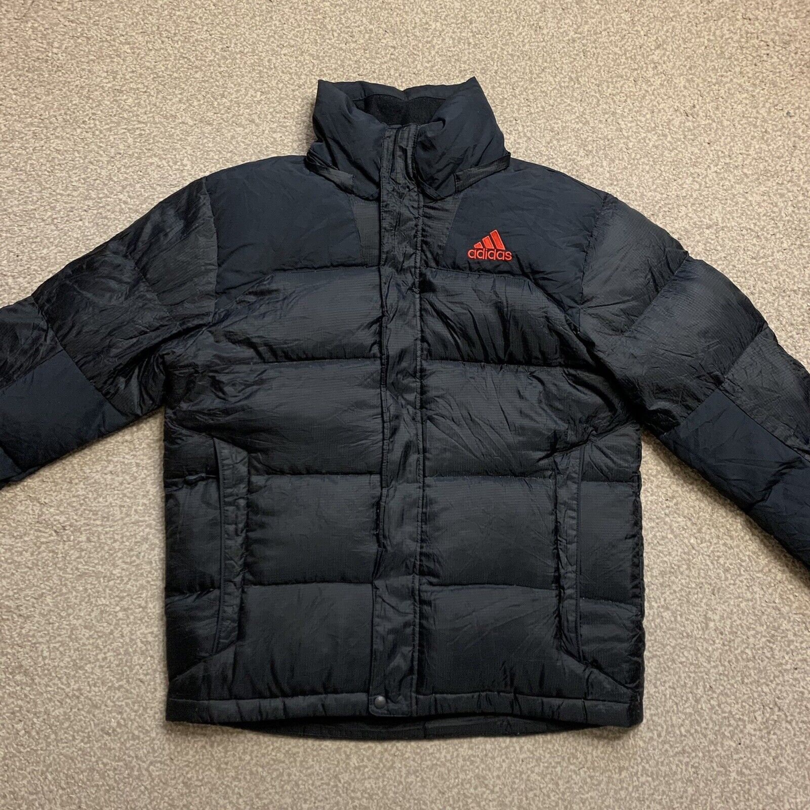 Adidas Puffer Jacket Coat Down Padded Filled Vintage 800
