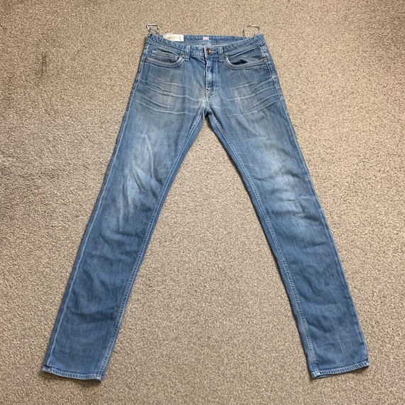 Gas Jeans Skinny Slim Fit Straight Leg Vintage Zip Fly Light Wash 31x32 Etsy Canada