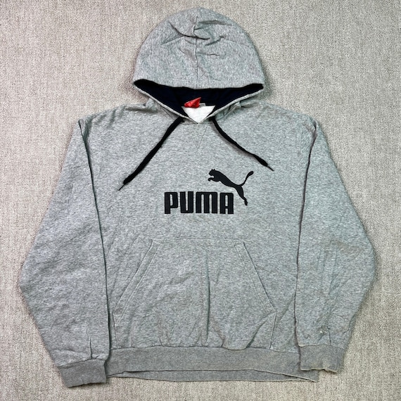 Puma, Puma Hoodie Sweatshirt Tracksuit Top Track Jacket Pullover Spellout Vintage XL