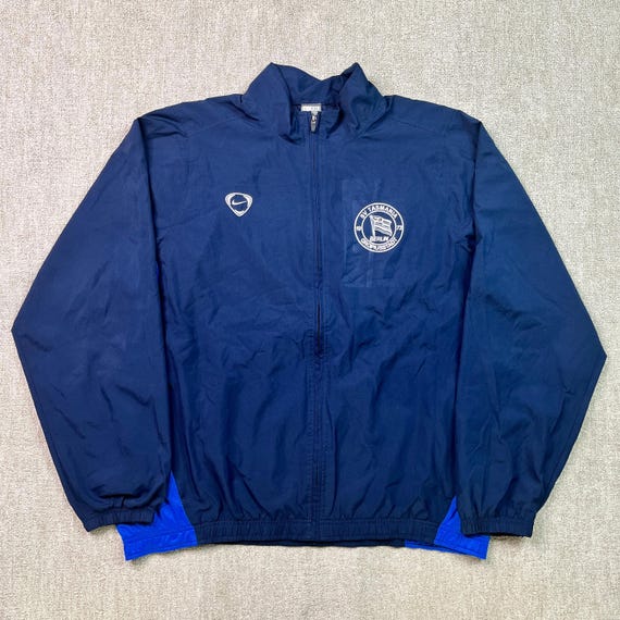 Nike Tracksuit Top Track Jacket 2000s Lined Breathable Full Zip