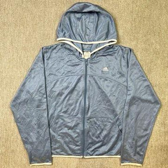 Adidas Tracksuit Top Track Jacket Full Zip Womens Y2K