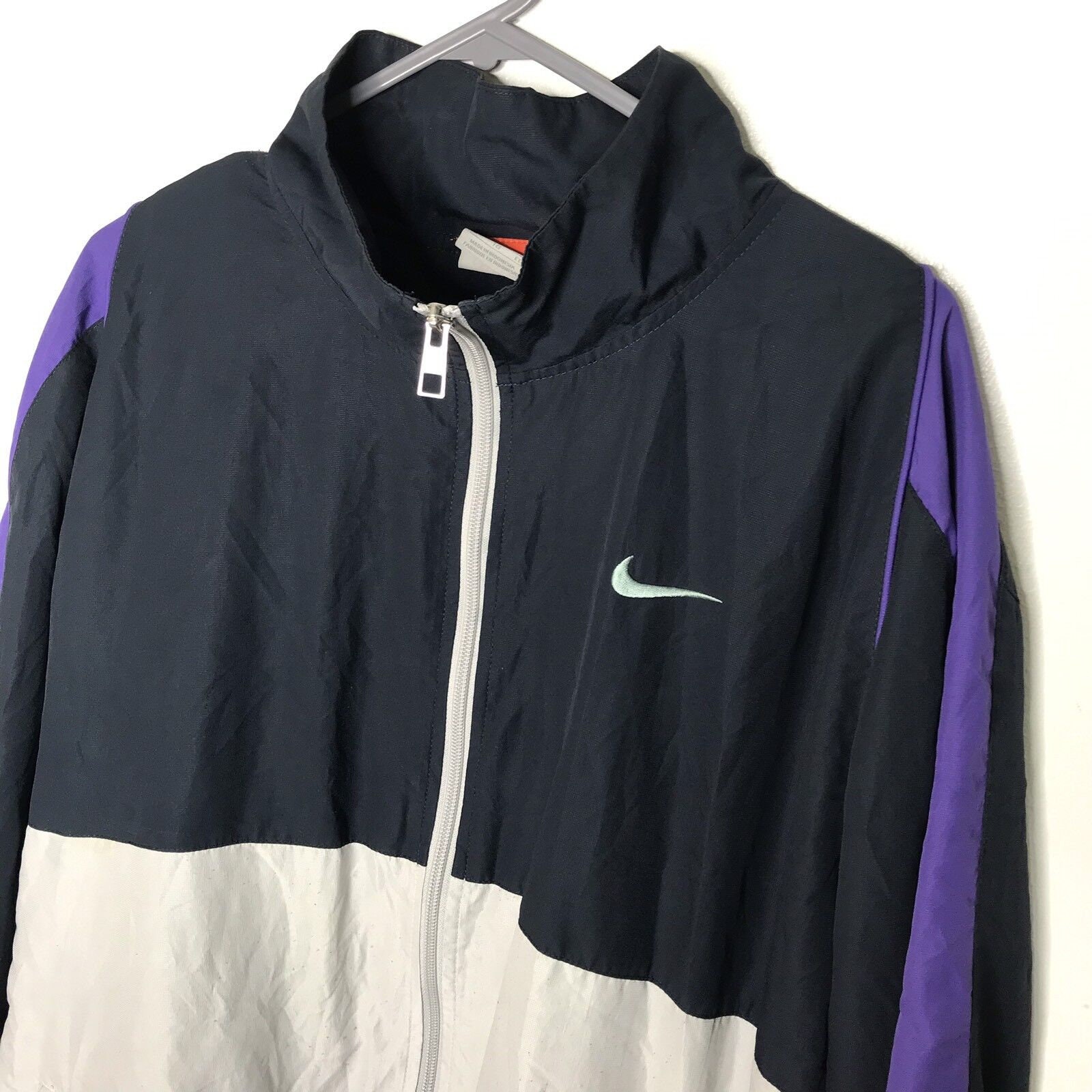ジャケット・アウター 00s NIKE windbreaker jacket pants Y2K Nike Windbreaker Jacket Full Zip Vintage Tracksuit Y2K 00s