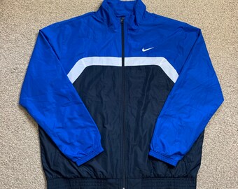 Nike Tracksuit Top Track Jacket Vintage Full Zip Swoosh